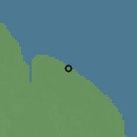 Shaded relief of the 60 km around Fyrish, drawn from the GMTED2010 grid