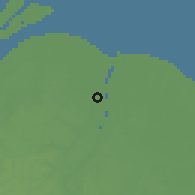 Shaded relief of the 60 km around Goedverwagting, drawn from the GMTED2010 grid