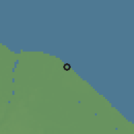 Shaded relief of the 60 km around Golden Grove, drawn from the GMTED2010 grid