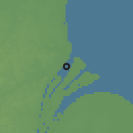 Shaded relief of the 60 km around Good Hope, drawn from the GMTED2010 grid