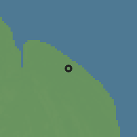 Shaded relief of the 60 km around Haswell, drawn from the GMTED2010 grid