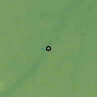 Shaded relief of the 60 km around Hururu, drawn from the GMTED2010 grid