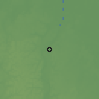Shaded relief of the 60 km around Hyde Park, drawn from the GMTED2010 grid