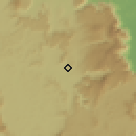 Shaded relief of the 60 km around Imbaimadai, drawn from the GMTED2010 grid