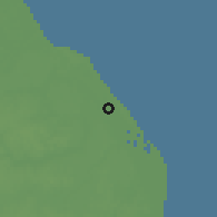 Shaded relief of the 60 km around Jackson, drawn from the GMTED2010 grid