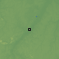 Shaded relief of the 60 km around Kaboyari Creek, drawn from the GMTED2010 grid