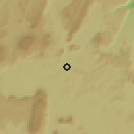 Shaded relief of the 60 km around Kamarang, drawn from the GMTED2010 grid