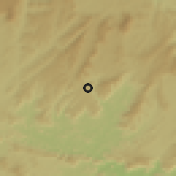 Shaded relief of the 60 km around Kato, drawn from the GMTED2010 grid