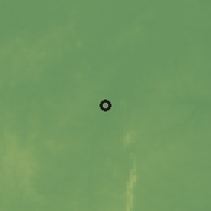 Shaded relief of the 60 km around Kumaka   Kwabanna Road, drawn from the GMTED2010 grid