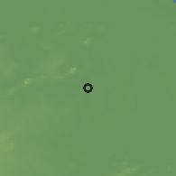 Shaded relief of the 60 km around Aruau to Naboni River, drawn from the GMTED2010 grid