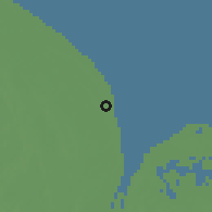 Shaded relief of the 60 km around Leeds, drawn from the GMTED2010 grid