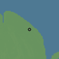Shaded relief of the 60 km around Limlair, drawn from the GMTED2010 grid