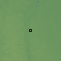 Shaded relief of the 60 km around Low Wood, drawn from the GMTED2010 grid