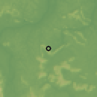 Shaded relief of the 60 km around Mabura Hill, drawn from the GMTED2010 grid