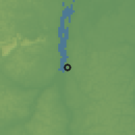Shaded relief of the 60 km around Makouria, drawn from the GMTED2010 grid