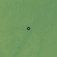 Shaded relief of the 60 km around Meyer Beck, drawn from the GMTED2010 grid