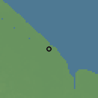 Shaded relief of the 60 km around Moorpark, drawn from the GMTED2010 grid