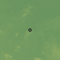 Shaded relief of the 60 km around Mt. Everard to Koriabo, drawn from the GMTED2010 grid