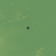 Shaded relief of the 60 km around Naboni to Source, drawn from the GMTED2010 grid