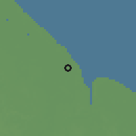 Shaded relief of the 60 km around Onderneeming, drawn from the GMTED2010 grid