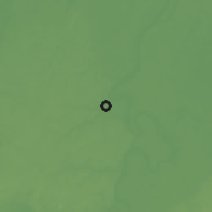 Shaded relief of the 60 km around Orealla Village, drawn from the GMTED2010 grid