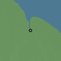 Shaded relief of the 60 km around Overwinning, drawn from the GMTED2010 grid
