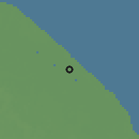 Shaded relief of the 60 km around Perth, drawn from the GMTED2010 grid