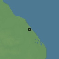 Shaded relief of the 60 km around Providence, drawn from the GMTED2010 grid