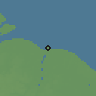 Shaded relief of the 60 km around Resource, drawn from the GMTED2010 grid