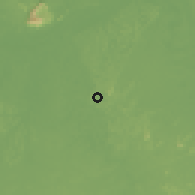 Shaded relief of the 60 km around Rewa, drawn from the GMTED2010 grid