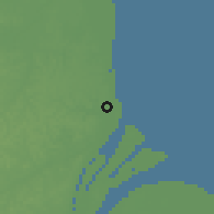 Shaded relief of the 60 km around Riverstown, drawn from the GMTED2010 grid