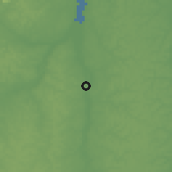 Shaded relief of the 60 km around Saint Mary's, drawn from the GMTED2010 grid