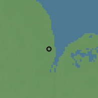 Shaded relief of the 60 km around Stockholm, drawn from the GMTED2010 grid