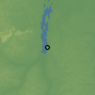 Shaded relief of the 60 km around Two Brothers, drawn from the GMTED2010 grid