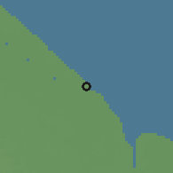 Shaded relief of the 60 km around Weldaad, drawn from the GMTED2010 grid