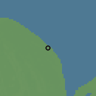 Shaded relief of the 60 km around Wellington Park, drawn from the GMTED2010 grid