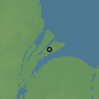 Shaded relief of the 60 km around Wisselvalligheid, drawn from the GMTED2010 grid