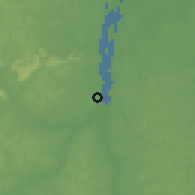 Shaded relief of the 60 km around Wolga, drawn from the GMTED2010 grid