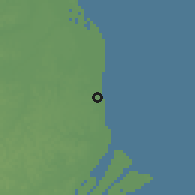 Shaded relief of the 60 km around Zorg En Vlygt, drawn from the GMTED2010 grid
