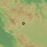 Shaded relief of the 59 km around Saint-Michel-de-l'Atalaye, drawn from the GMTED2010 grid