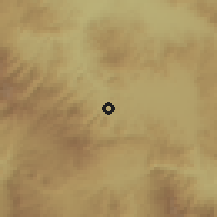 Shaded relief of the 59 km around Agalteca, drawn from the GMTED2010 grid
