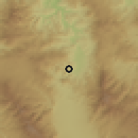 Shaded relief of the 59 km around Concepción de Guasistagua, drawn from the GMTED2010 grid