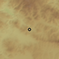 Shaded relief of the 59 km around El Escaño de Tepale, drawn from the GMTED2010 grid