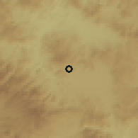 Shaded relief of the 59 km around El Suyatal, drawn from the GMTED2010 grid