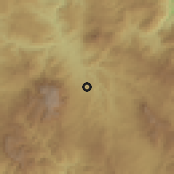 Shaded relief of the 59 km around Gracias, drawn from the GMTED2010 grid