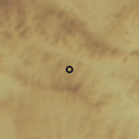 Shaded relief of the 59 km around Guayape, drawn from the GMTED2010 grid
