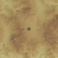 Shaded relief of the 59 km around La Labor, drawn from the GMTED2010 grid
