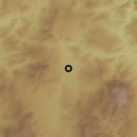 Shaded relief of the 59 km around La Union, drawn from the GMTED2010 grid