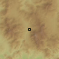 Shaded relief of the 59 km around Ocotepeque, drawn from the GMTED2010 grid