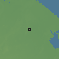 Shaded relief of the 59 km around Paptalaya, drawn from the GMTED2010 grid
